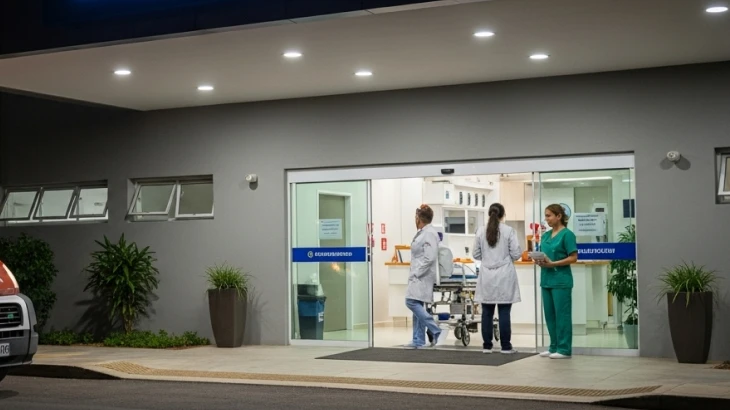 Fachada da clínica